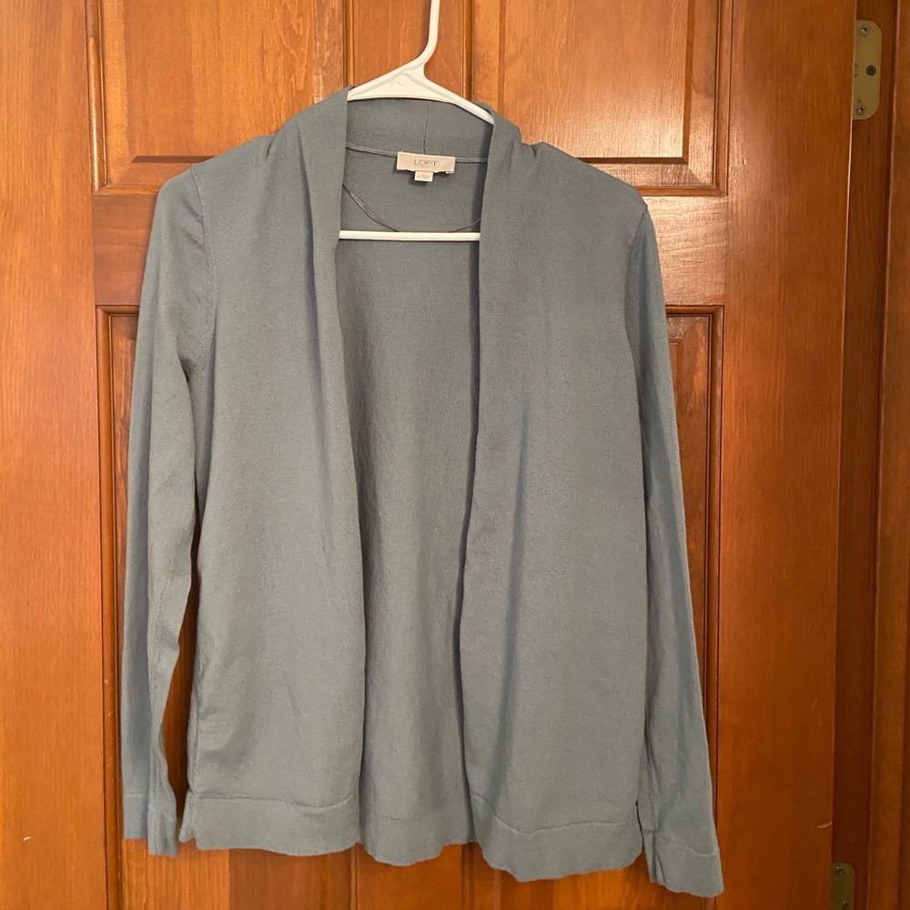 Slate Blue Loft Cardigan